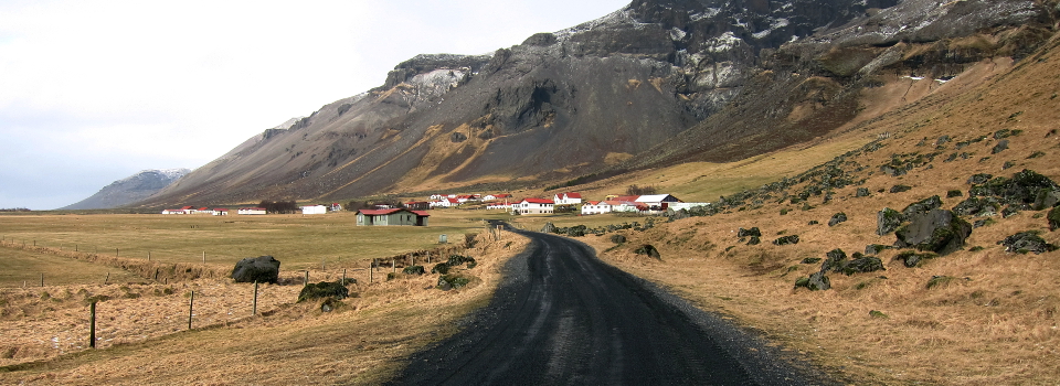Le petit village de Hof - Islande